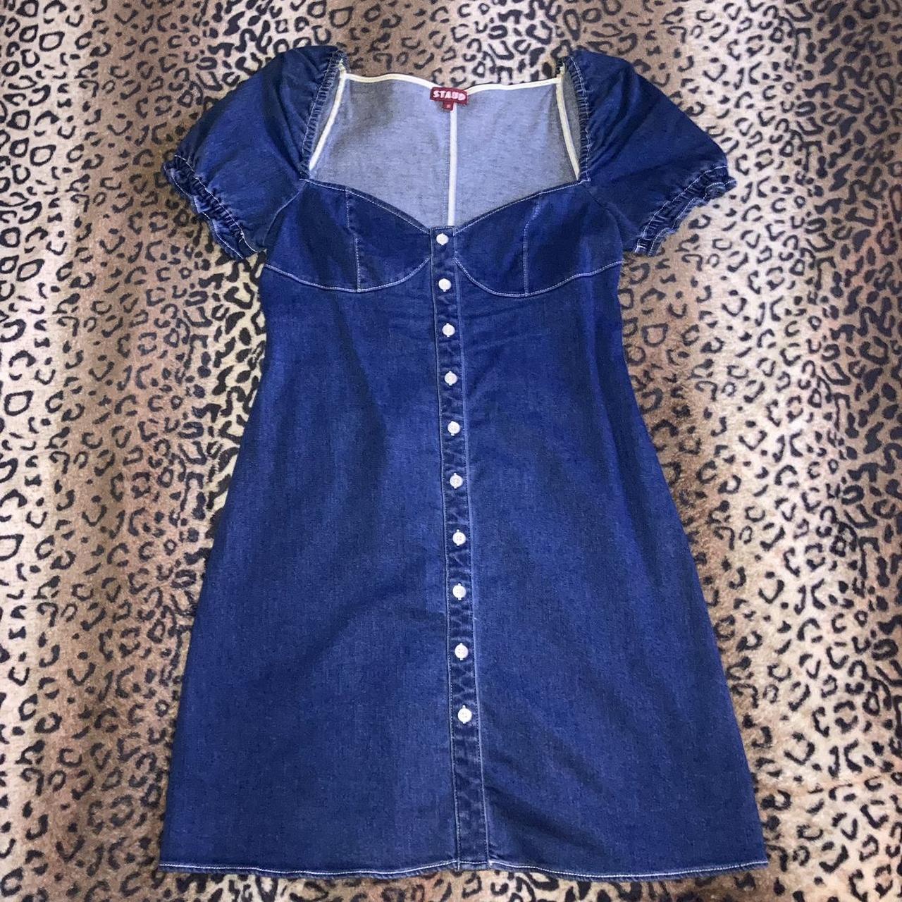 Super flattering denim mini Brand Depop