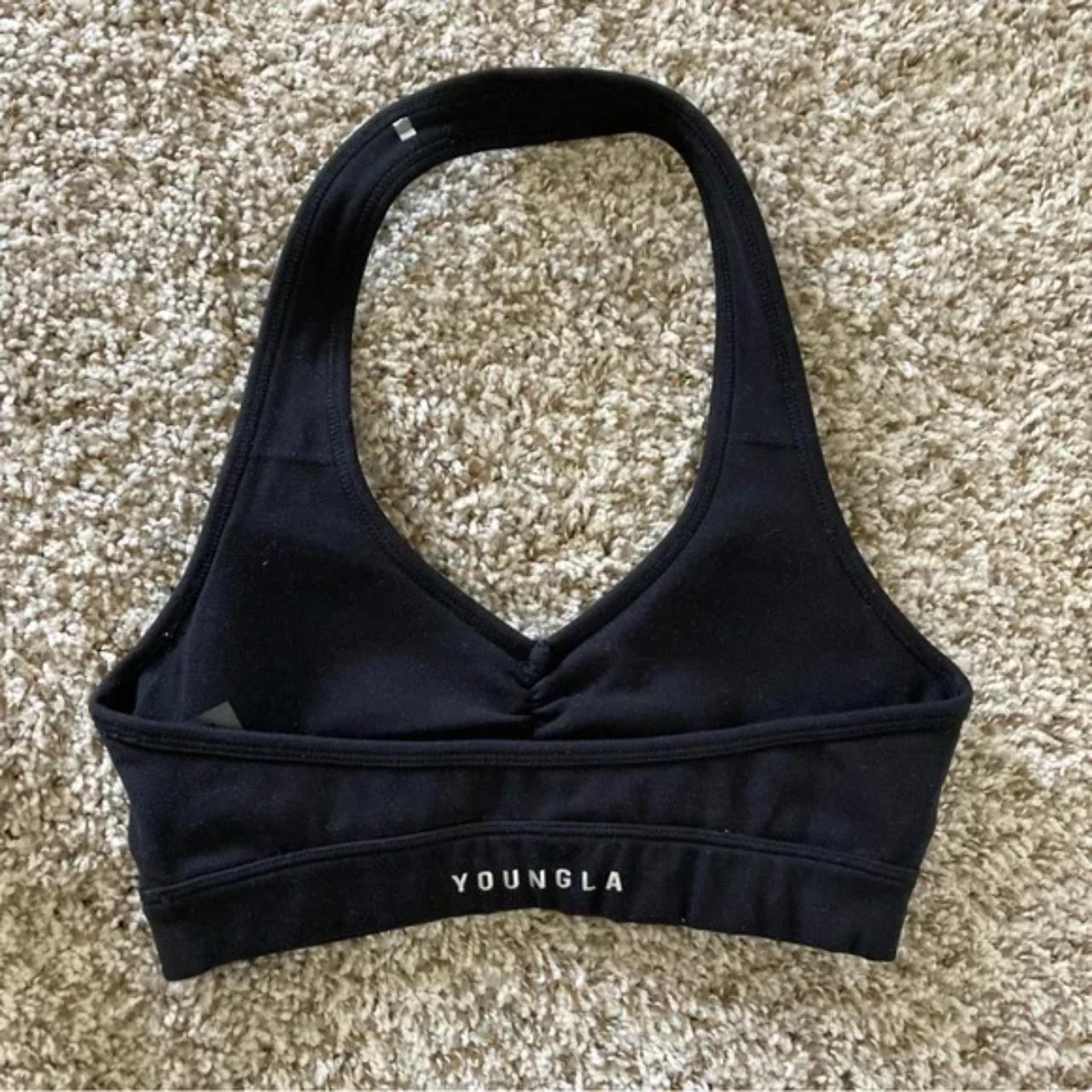 YoungLA W320 Power Backless Halter Sports Bra in... Depop