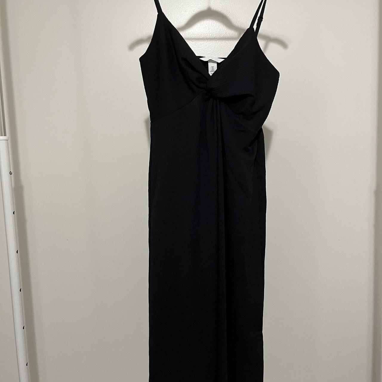 H&M black midi dress - Depop