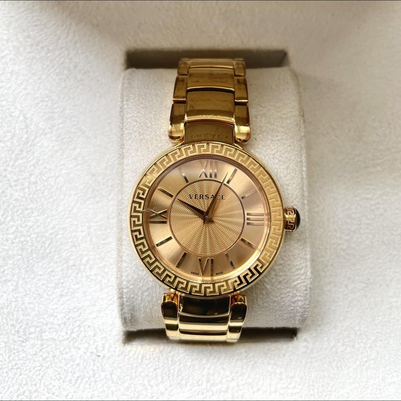 Versace Women's Gold Watch | Depop