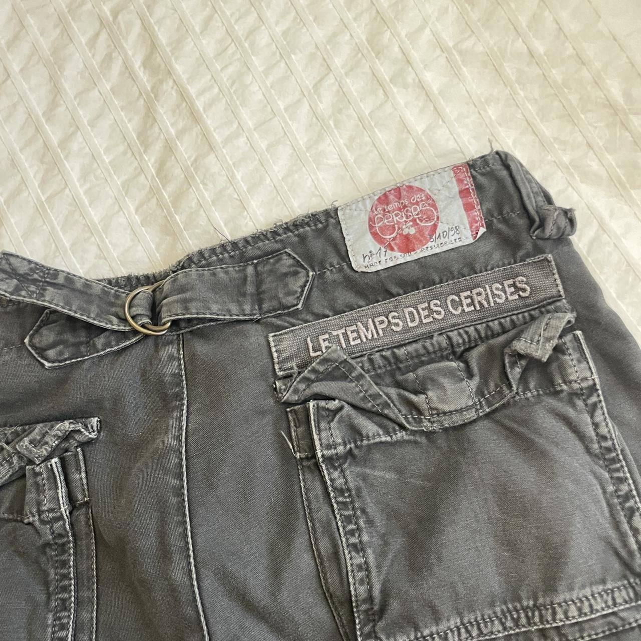 utility cargo dad shorts thrifted in europe (french... - Depop