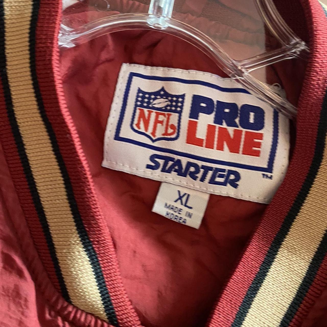 Vintage Starter Pro Line SF 49ers Sweatshirt Size - Depop