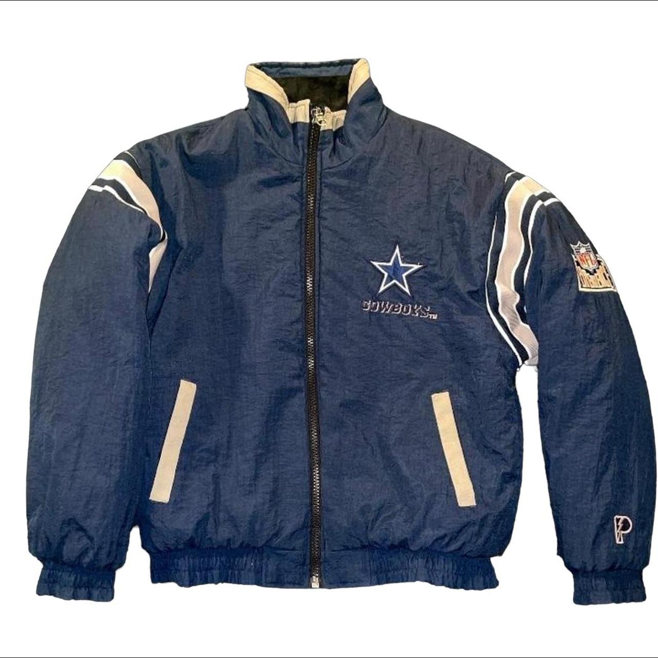 Vintage Pro Player Dallas Cowboys Reversible jacket/ - Depop