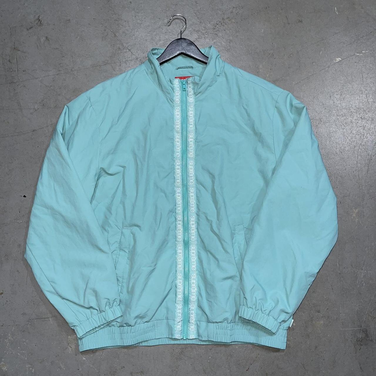 Supreme Classic Logo Taping Track Jacket Green SS18....