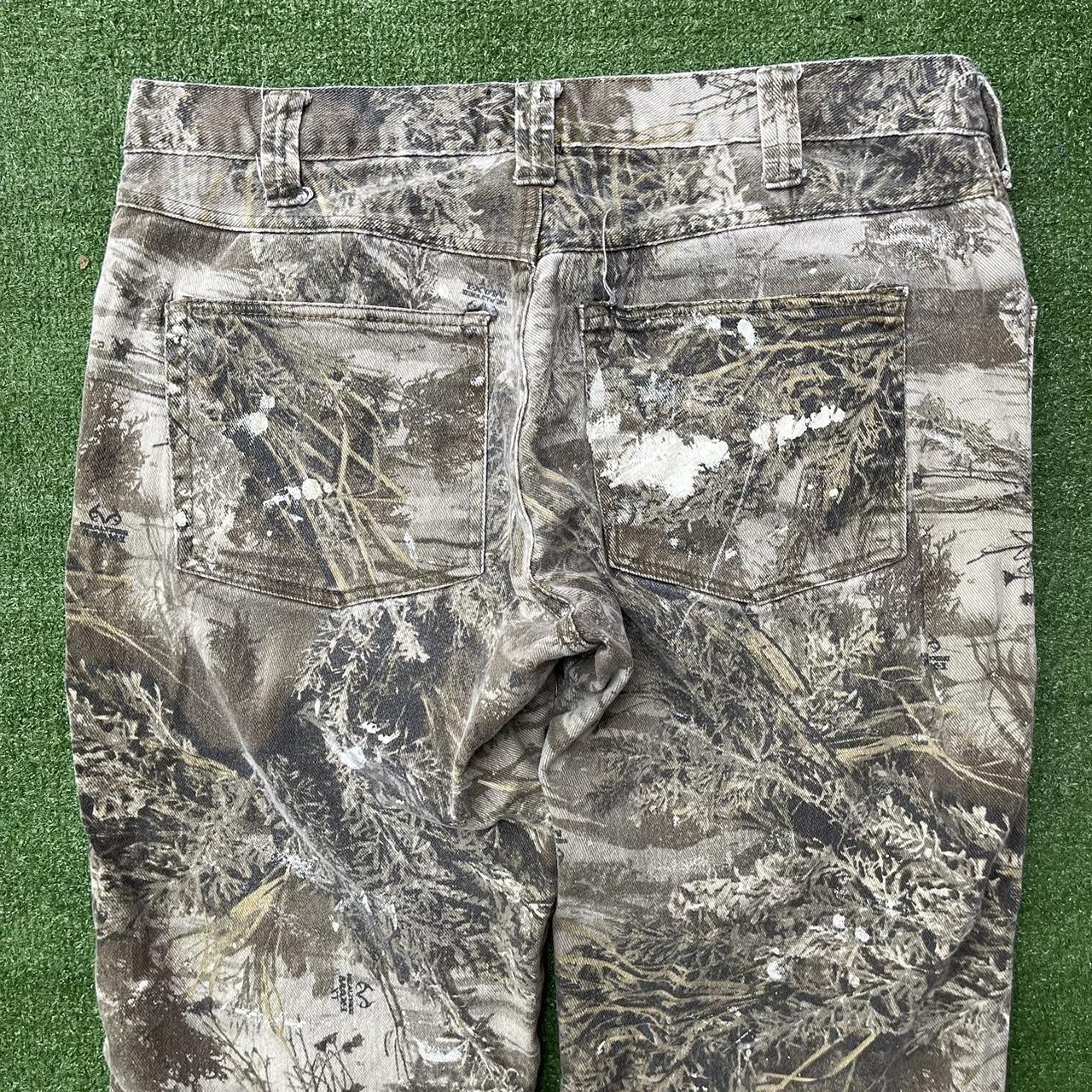 Vintage Realtree Camo Camouflage Pants Wide Leg... - Depop