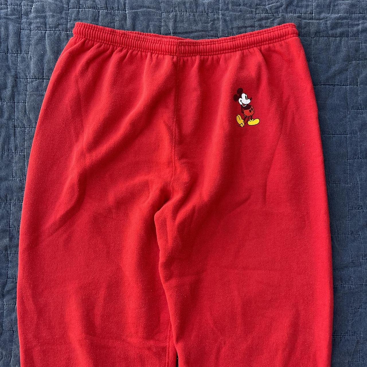 Disney Mickey Mouse Joggers Size XL Elastic Waist - Depop