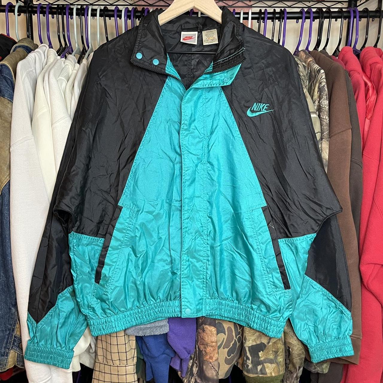 Nike windbreaker clearance turquoise