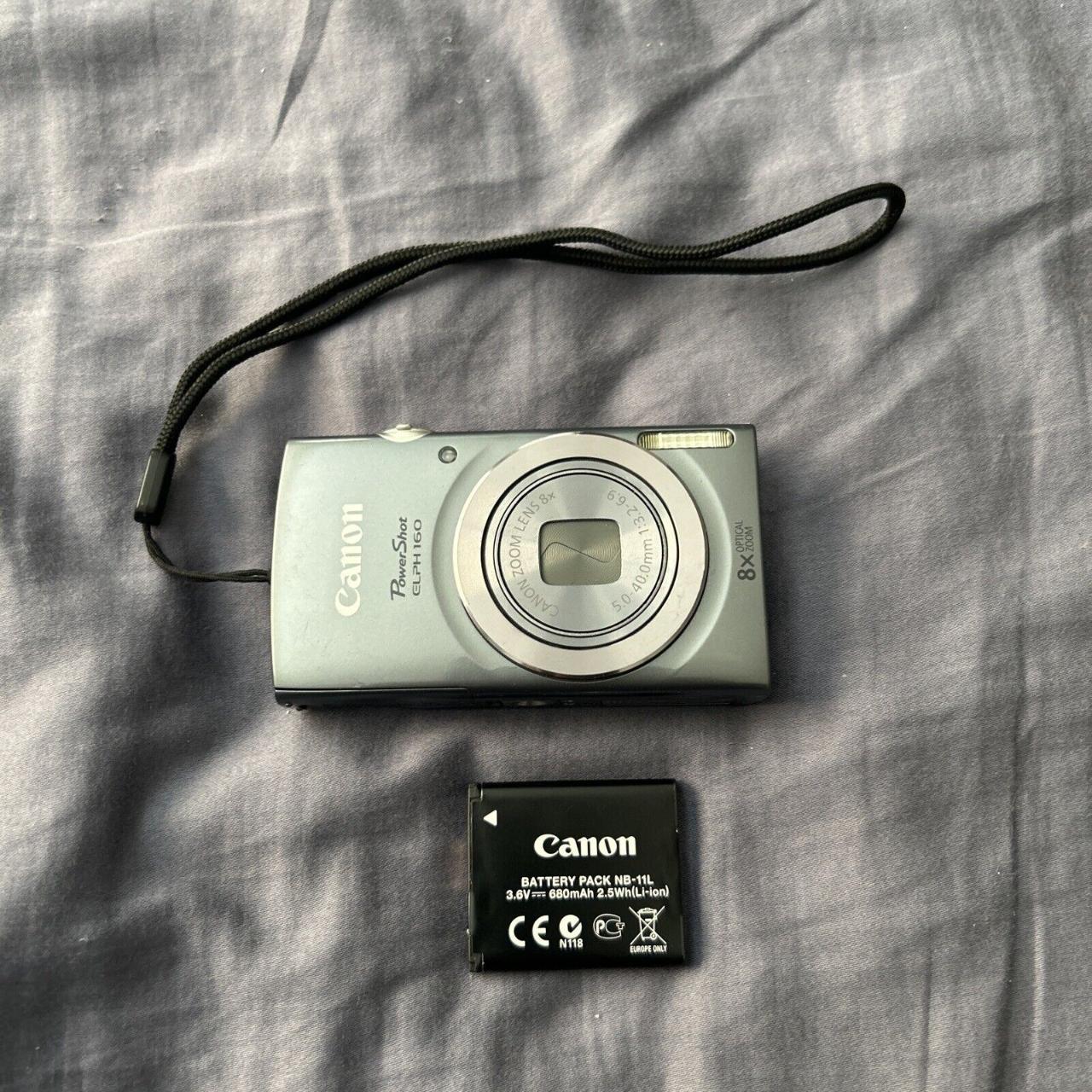 Canon PowerShot ELPH 160 20MP Digital Camera W/... - Depop