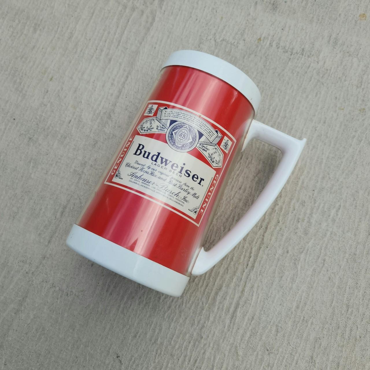 Vintage Budweiser Thermo-serv Plastic Beer Stein or Mug From the