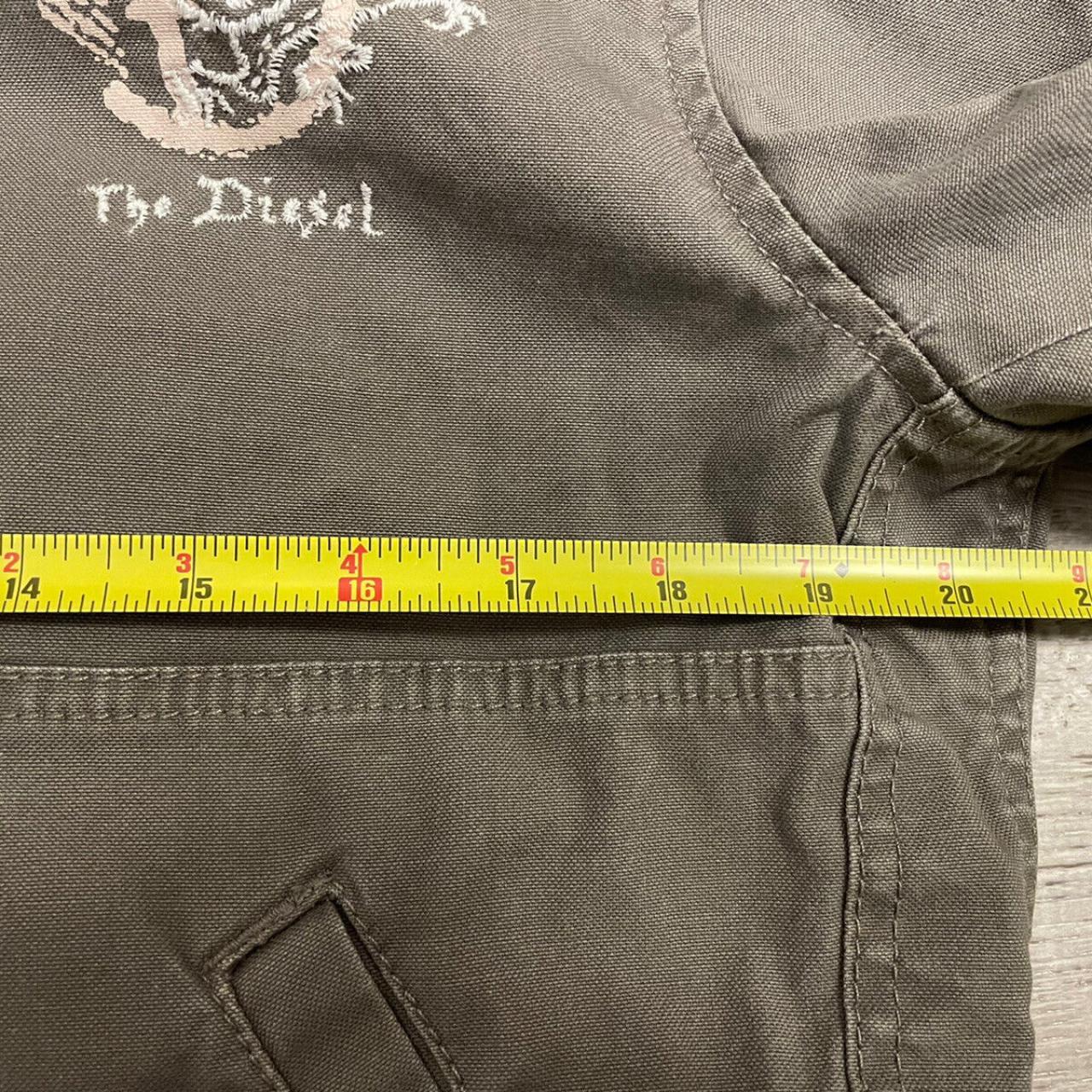 Diesel Army Green Bomber Jacket So cool and love... Depop