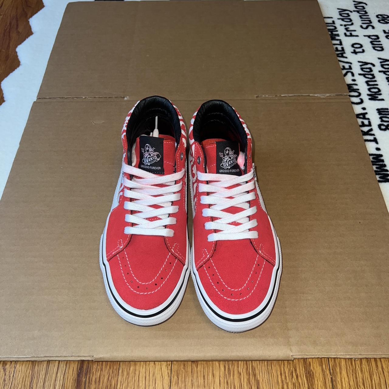 vans sk8 mid pro red