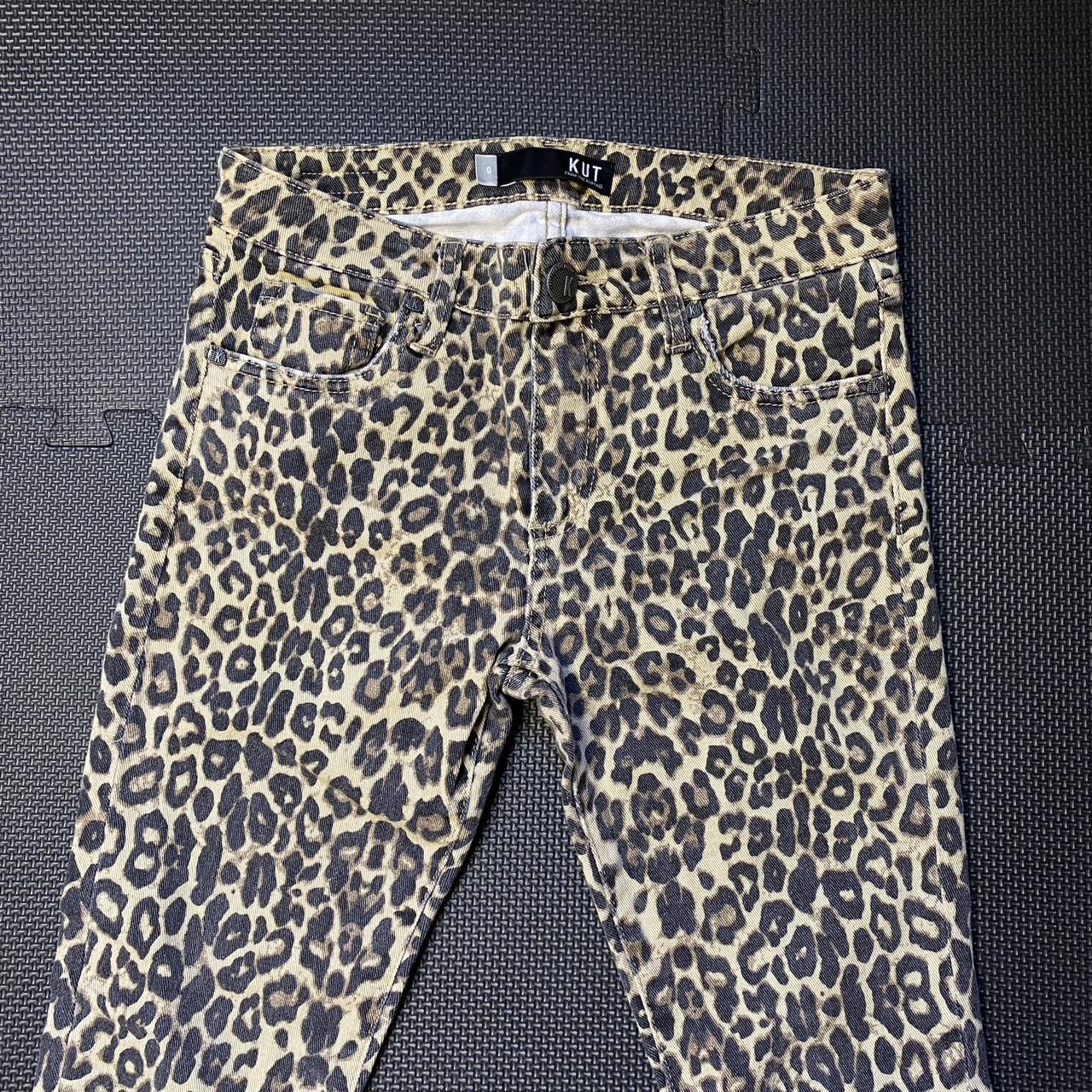 The LMFAO jeans Y2K trashy cheetah print skinny... - Depop