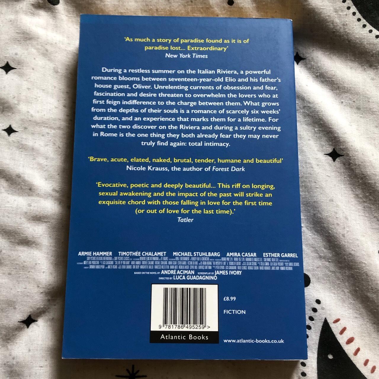 Call me by your name by André Aciman new paperback... Depop
