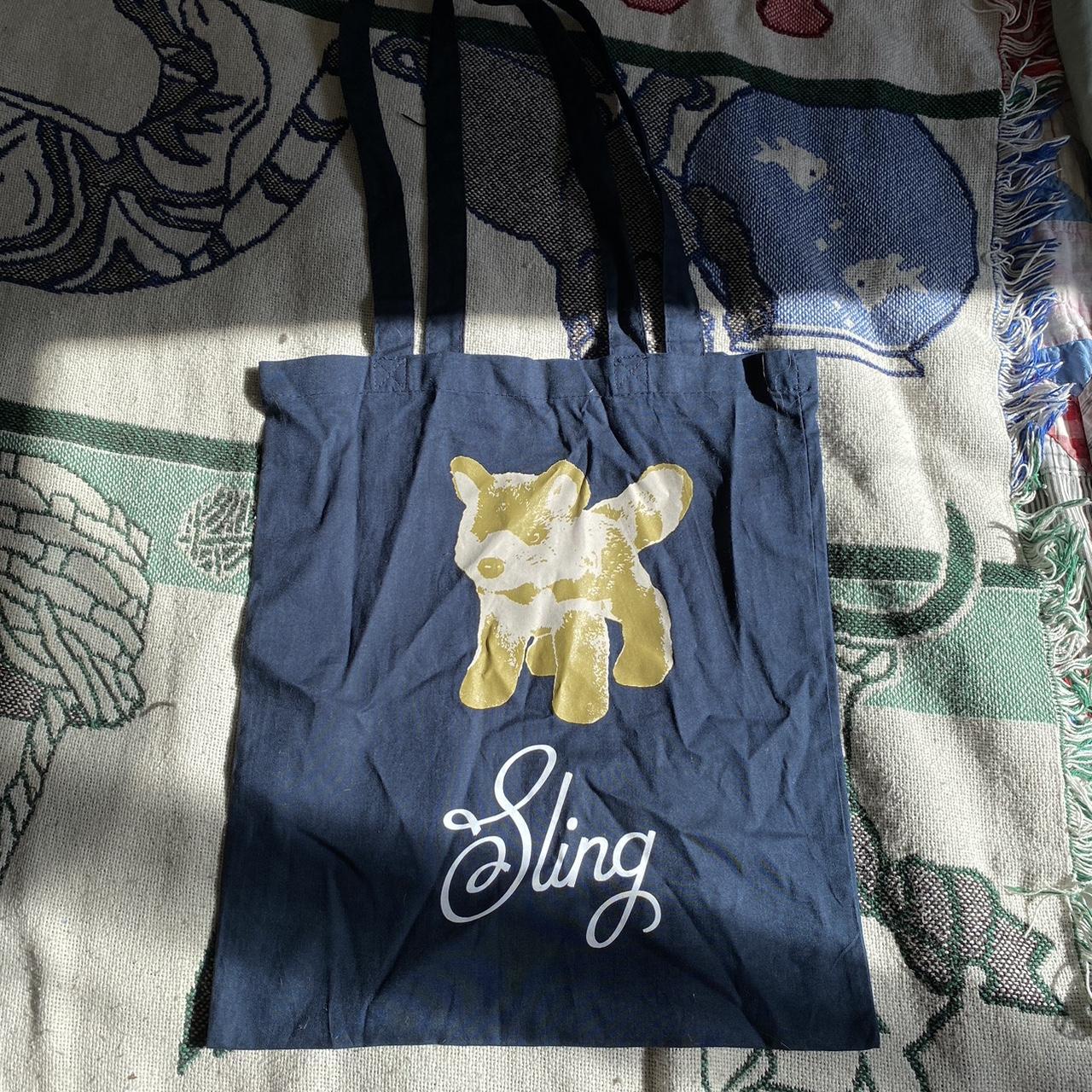 Brand new Clairo Sling navy tote bag 🧸 Bought from... Depop