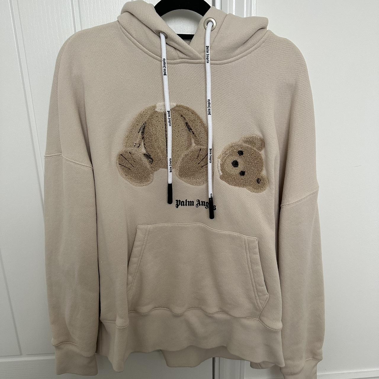 Palm Angels Bear Hoodie Sweatshirt. Great Condition - Depop