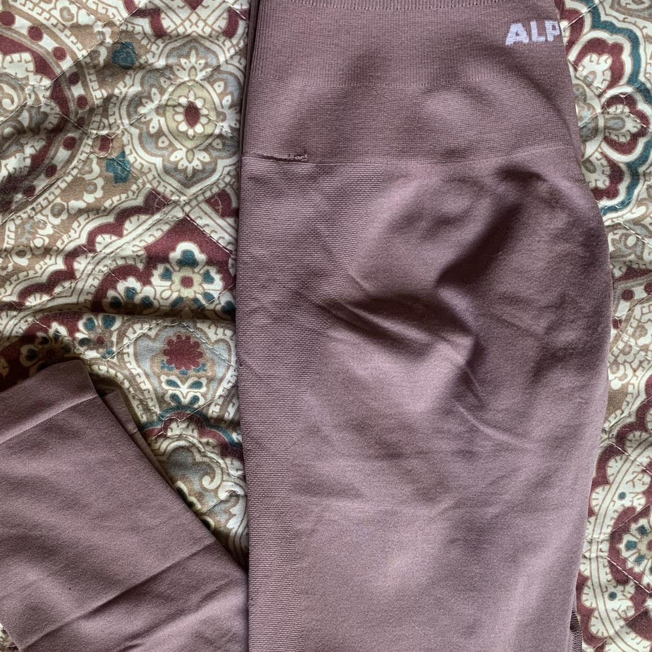 Alphalete amplify leggings in purple dove store XS