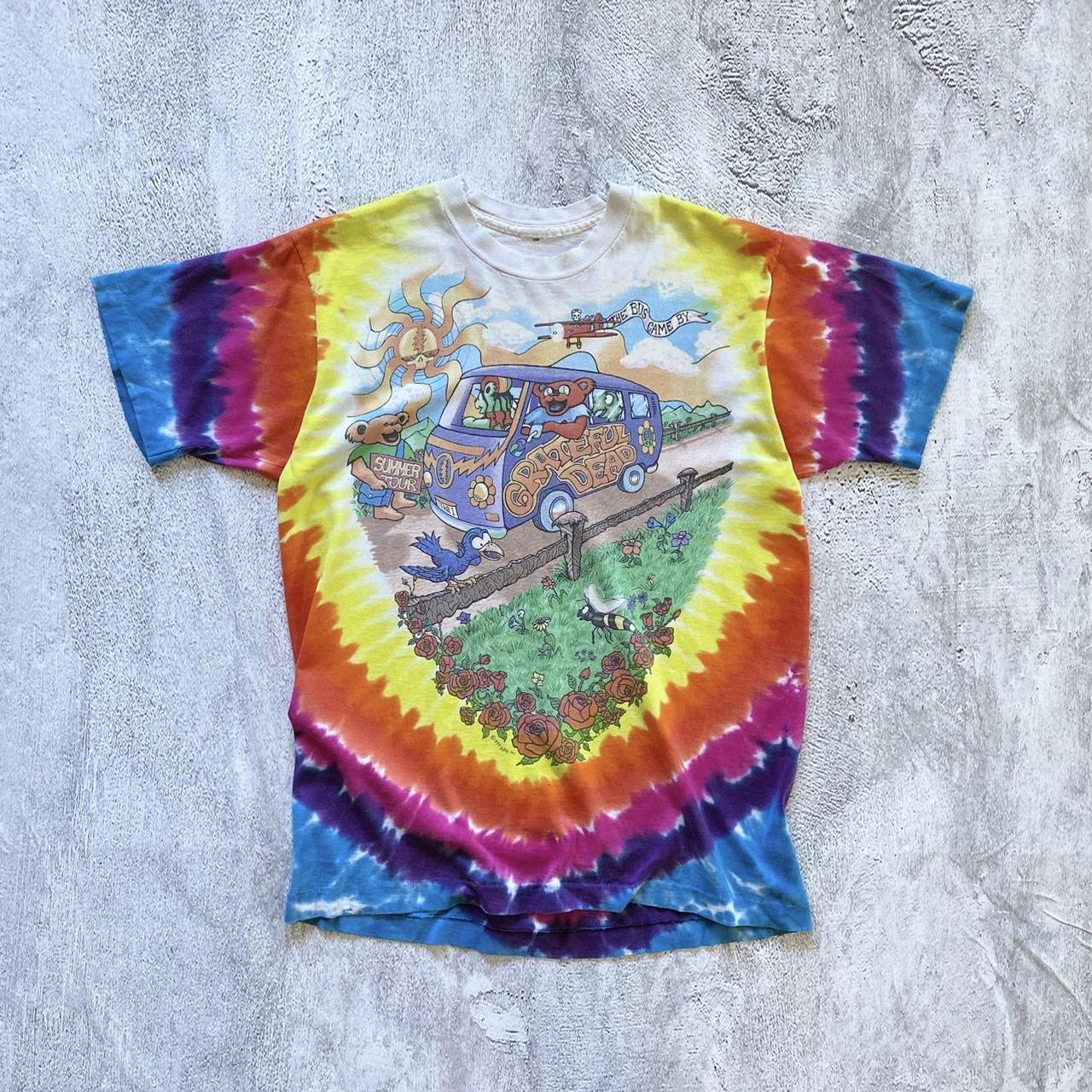 Vintage Grateful Dead Shirt Men's L fit - Depop