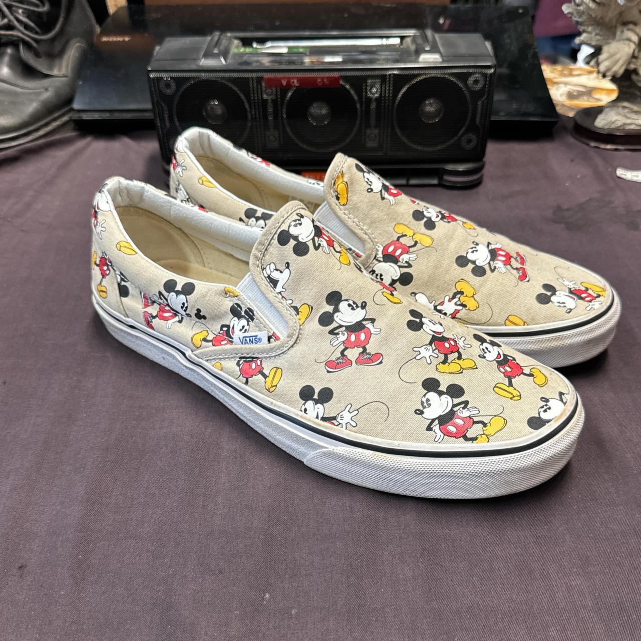 Vans x Disney Mickey Mouse Vans in a mens 11.5. In. Depop