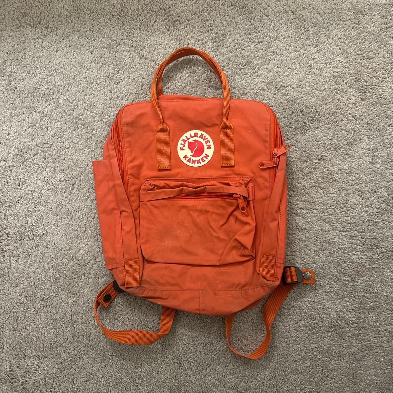 BURNT ORANGE KANKEN BACKPACK kanken streetwear Depop