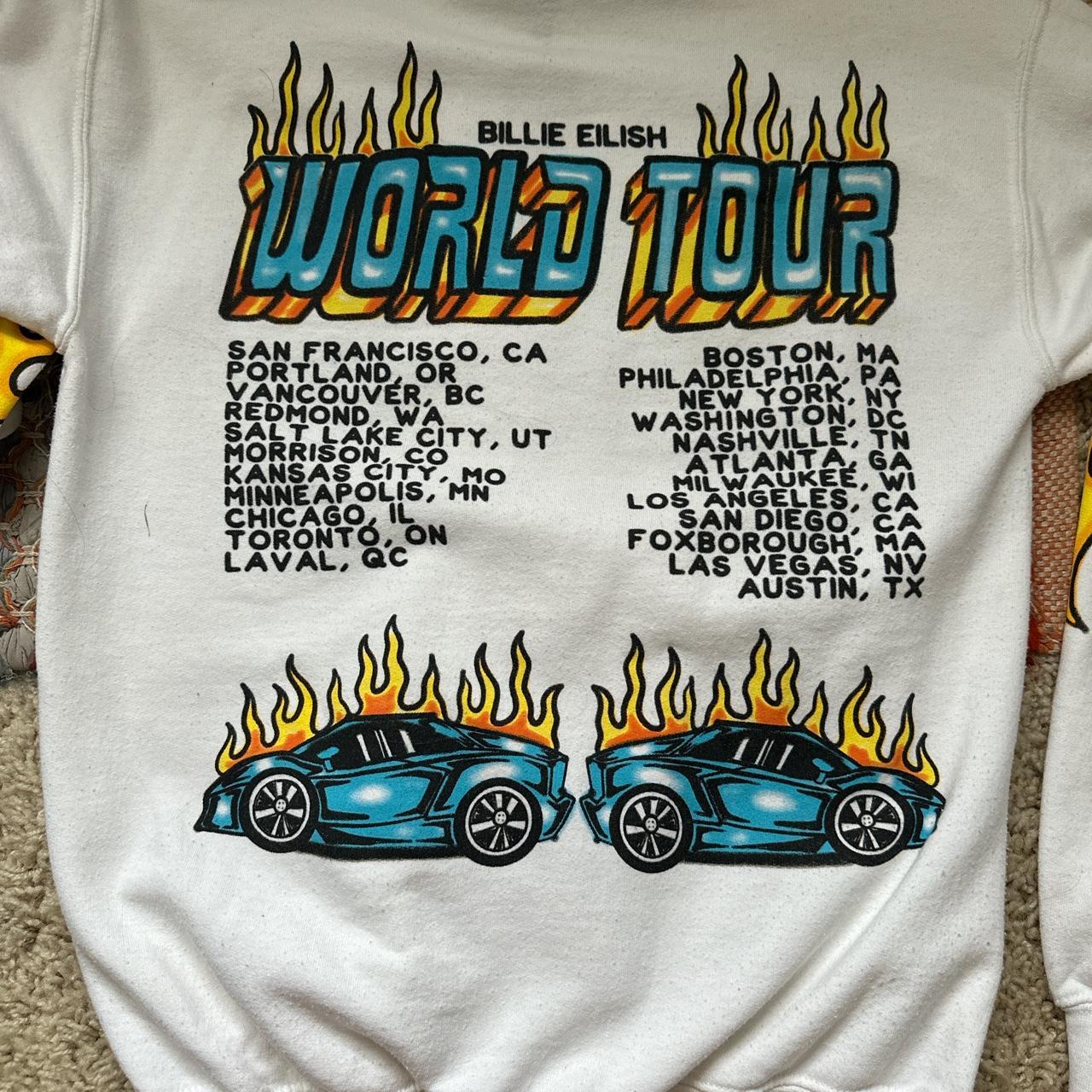 Billie eilish hot sale tour hoodie