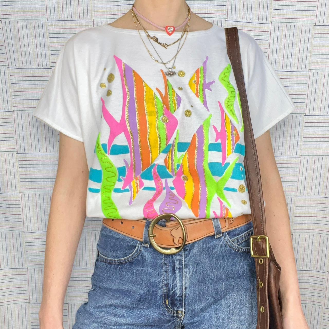 beach Barbie graphic T-shirt Vintage mermaidcore... - Depop