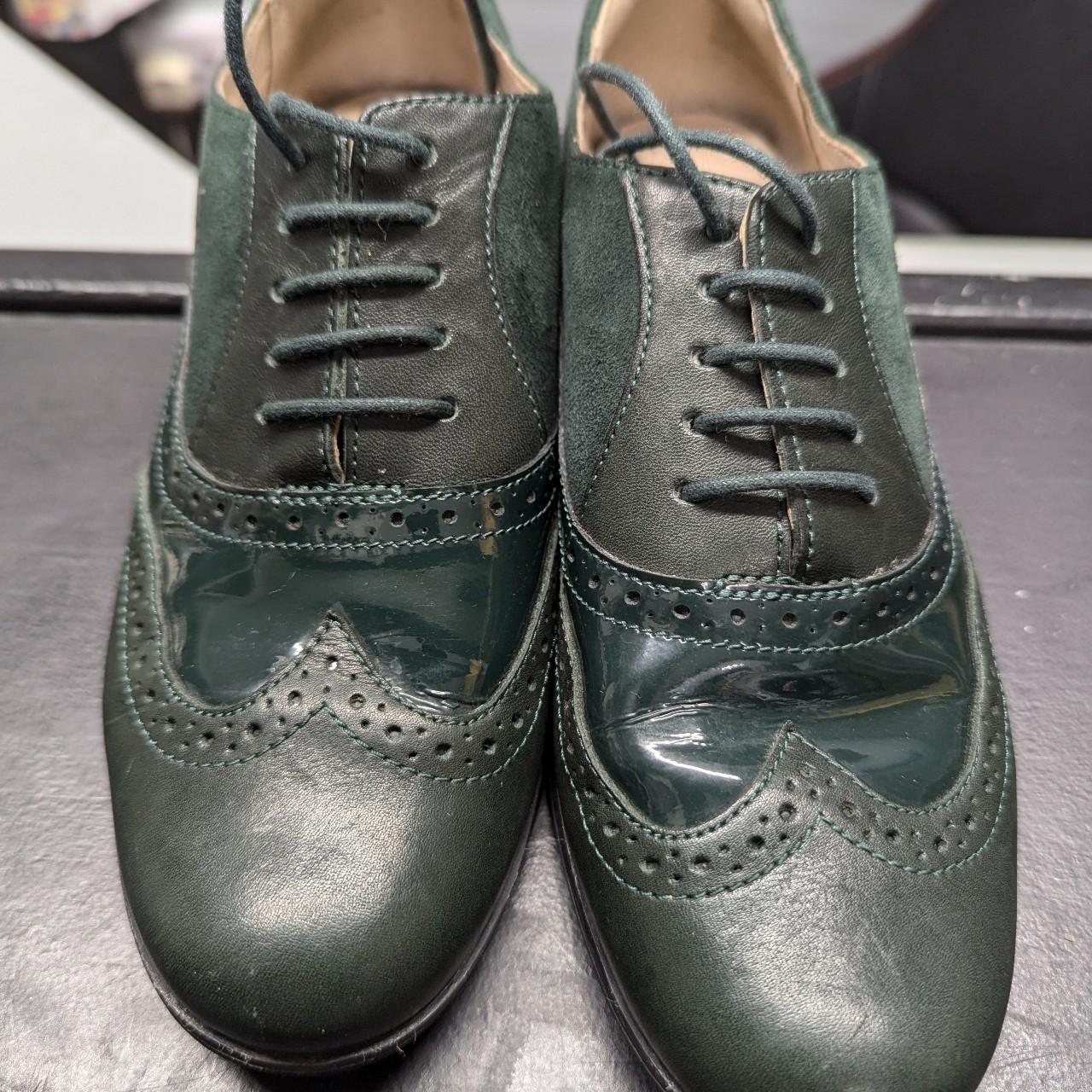 Clarks silver brogues best sale