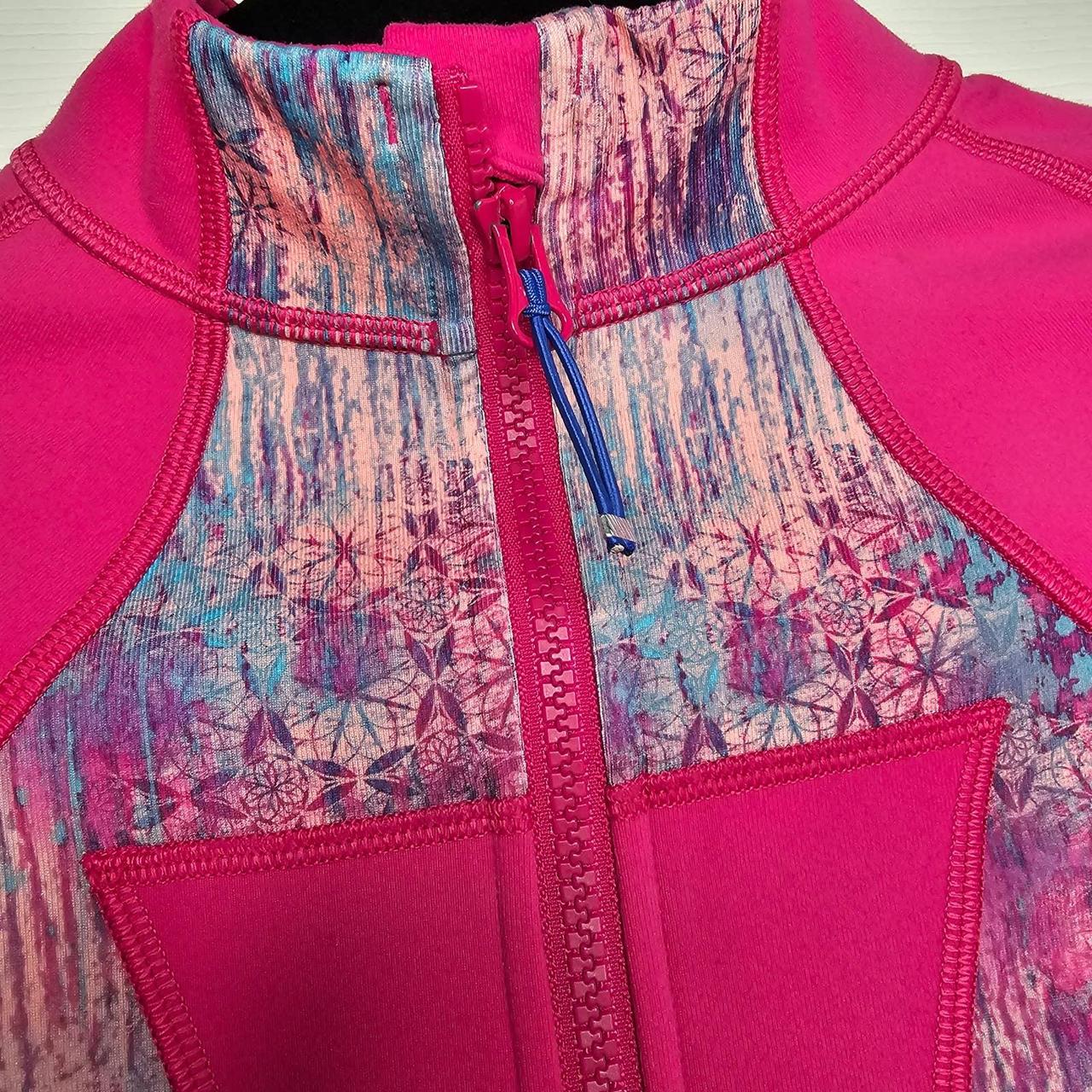 Ivivva lululemon Girls Zip Up Long Sleeve Pink Jacket Kids 10 Perfect  Practice