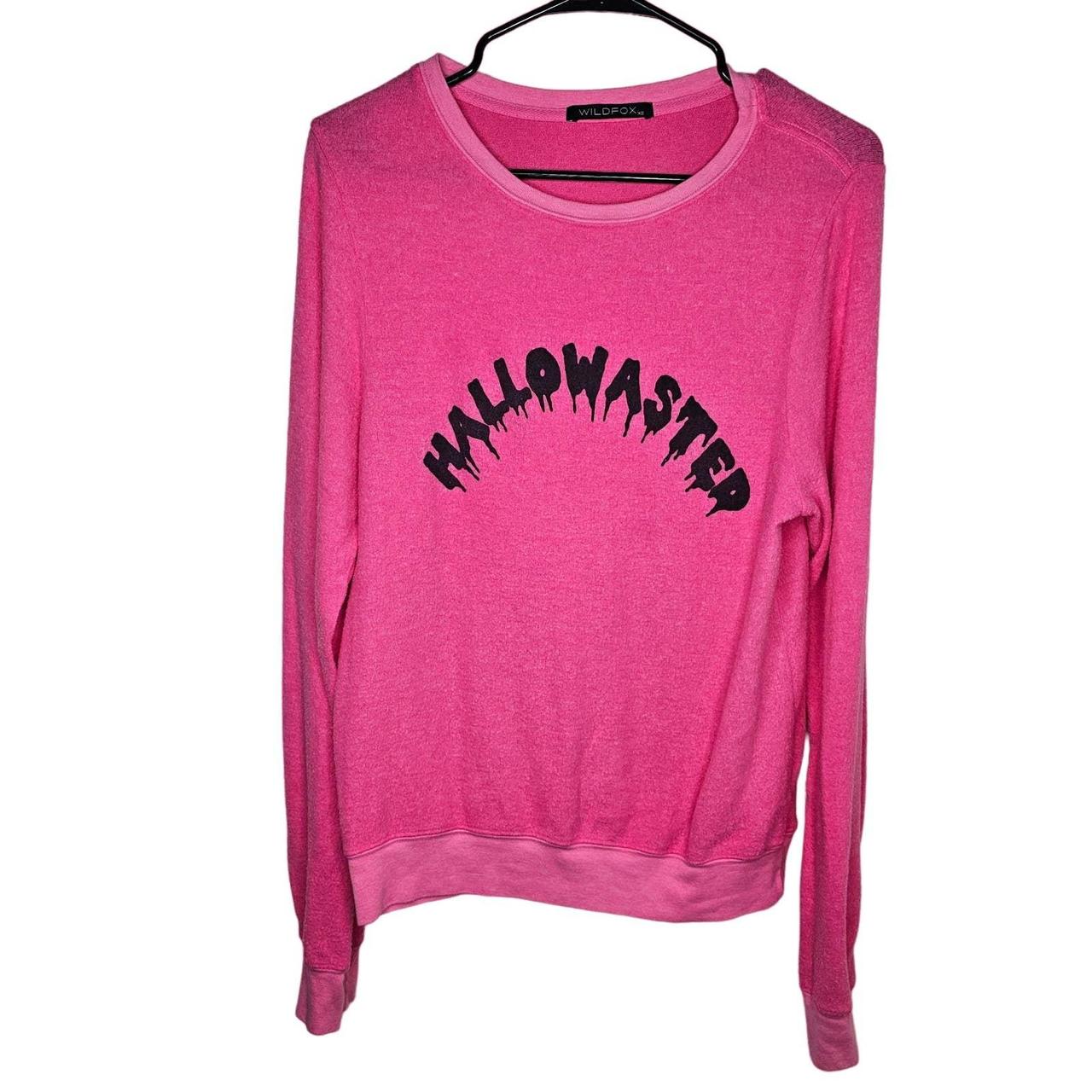 Hallowasted Wildfox Pink Sweatshirt Sweater