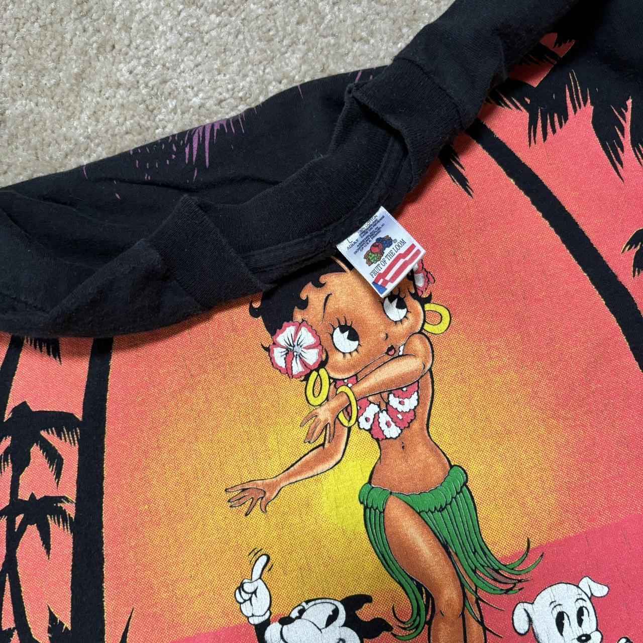 トップス FRUIT OF THE LOOM made in USA BETTY BOOP Fruit Of The Loom Vintage 1994 Biker Betty Boop Shirt | Grailed