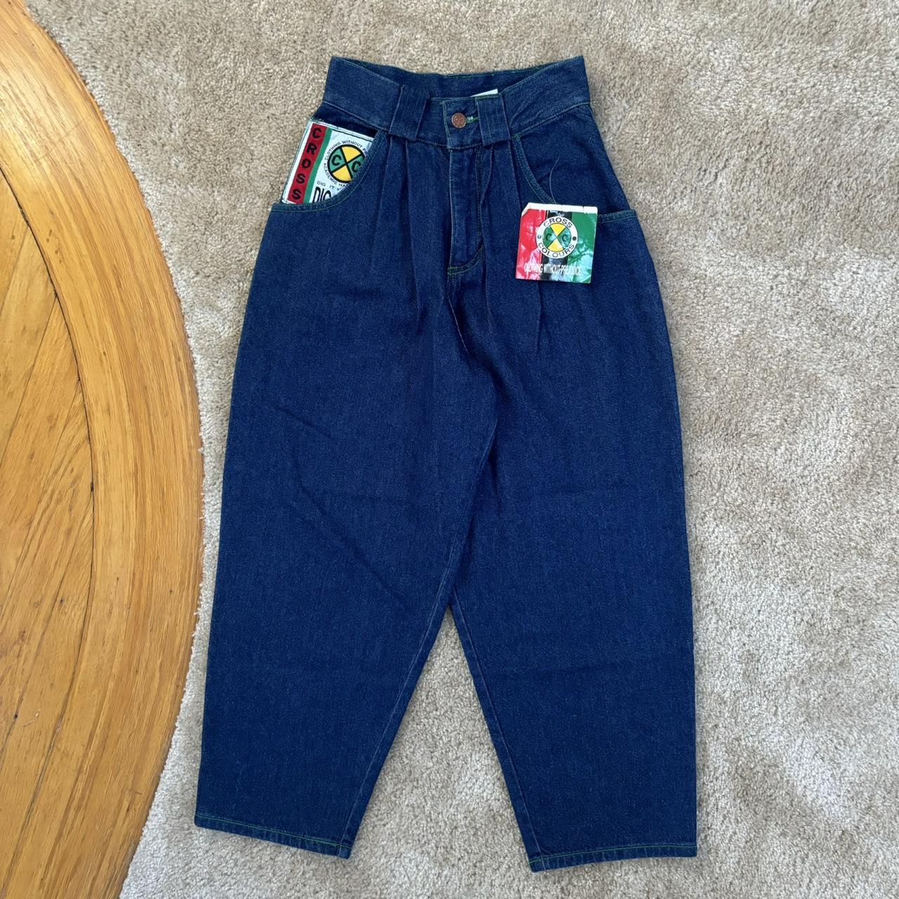 Vintage Cross Colours High Waisted Pants Size | Depop