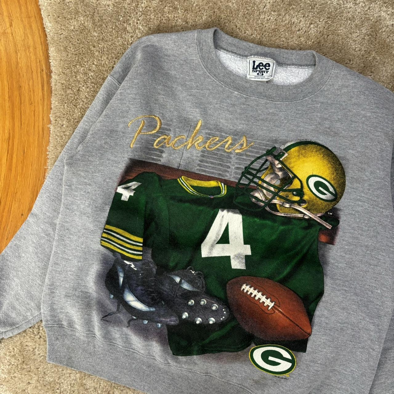 Vintage Green Bay Packers Crewneck Sweatshirt | Depop