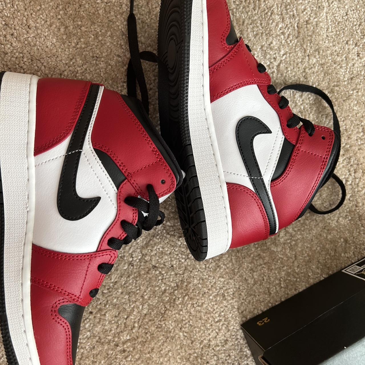 red and black jordans womens