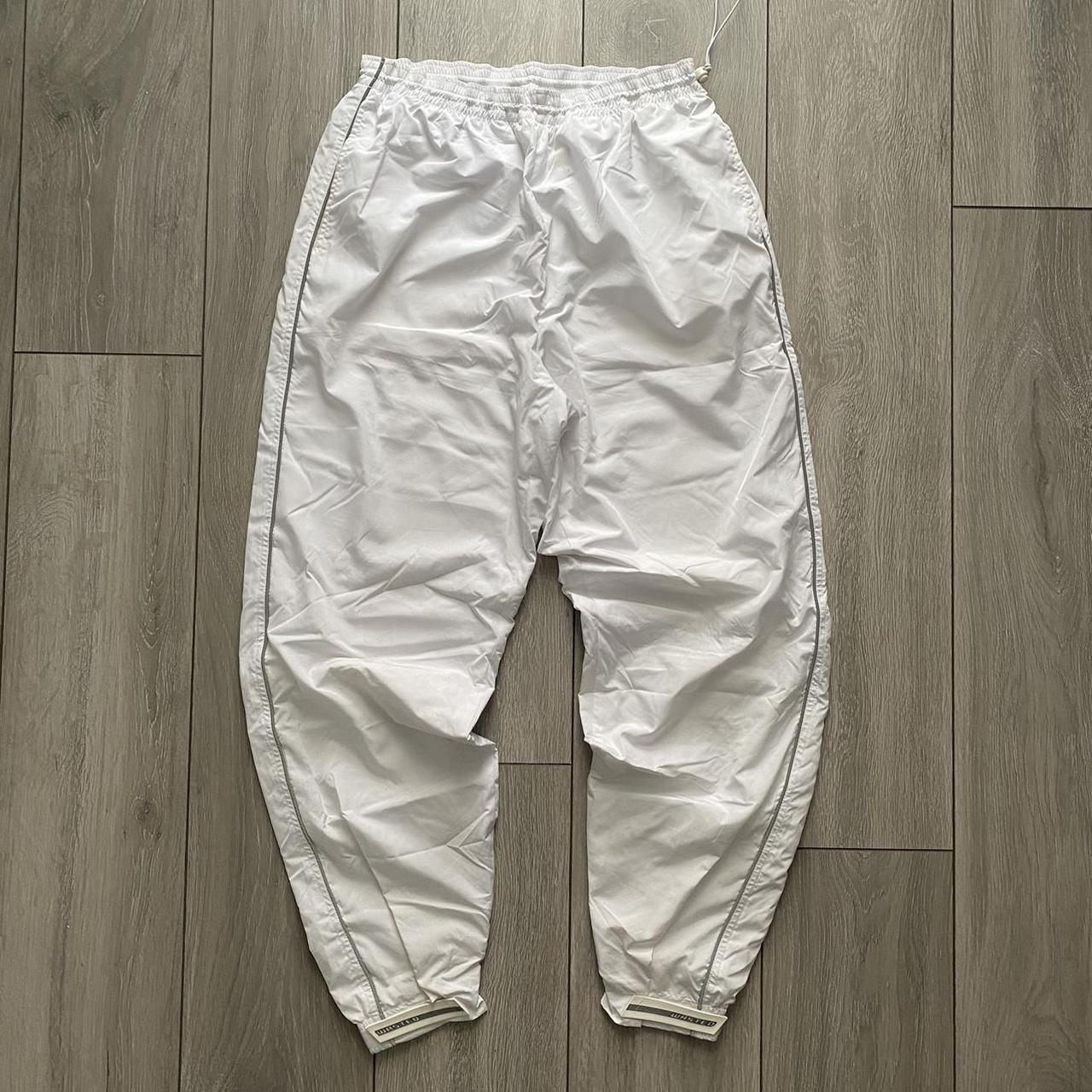 Wasted Paris white trackies / track pants White... - Depop