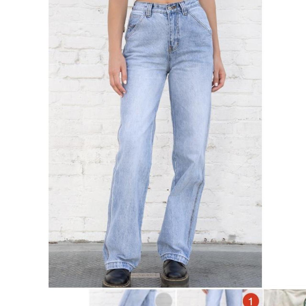 Brandy melville feanne jeans (🪩TWO INCHES HAVE... Depop