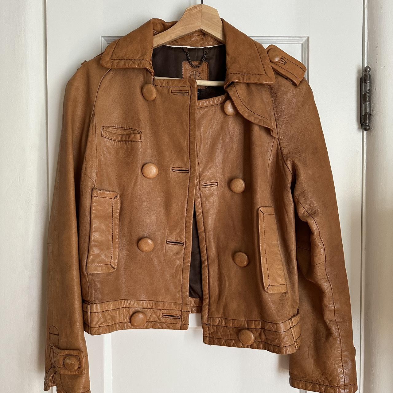 Banana republic leather on sale jacket