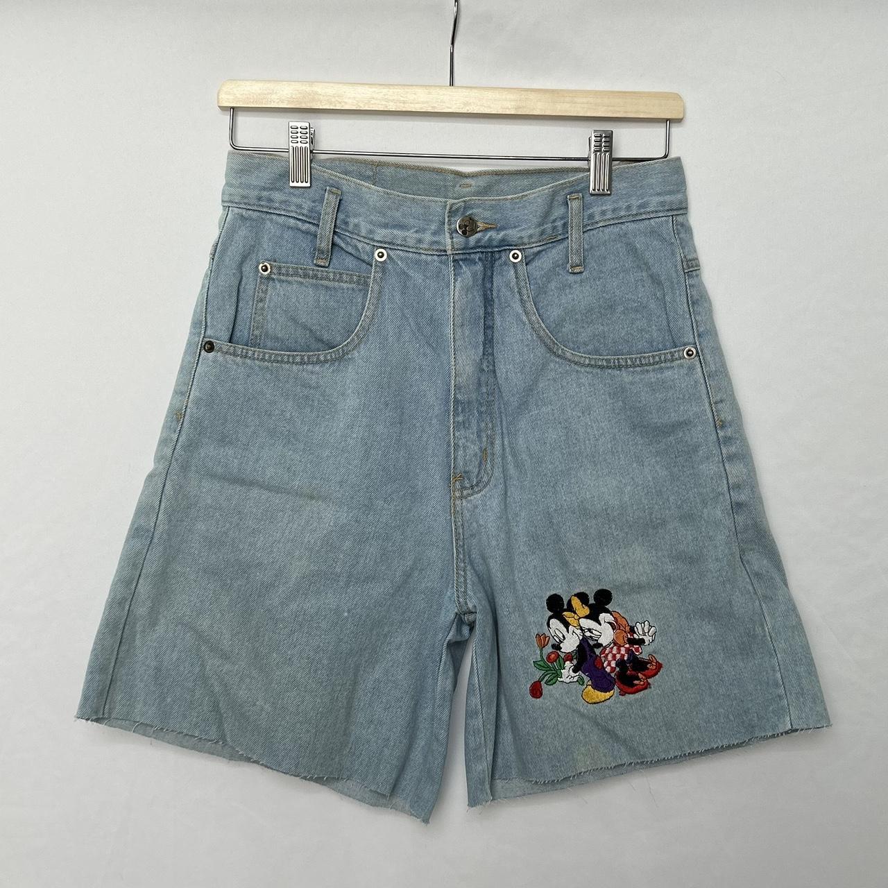 Disney Women's Blue Shorts Depop