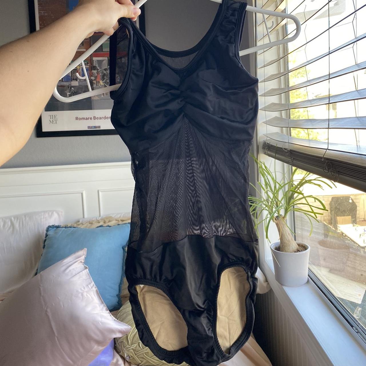 Amazing SECOND SKIN dance wear mesh leotard.... Depop