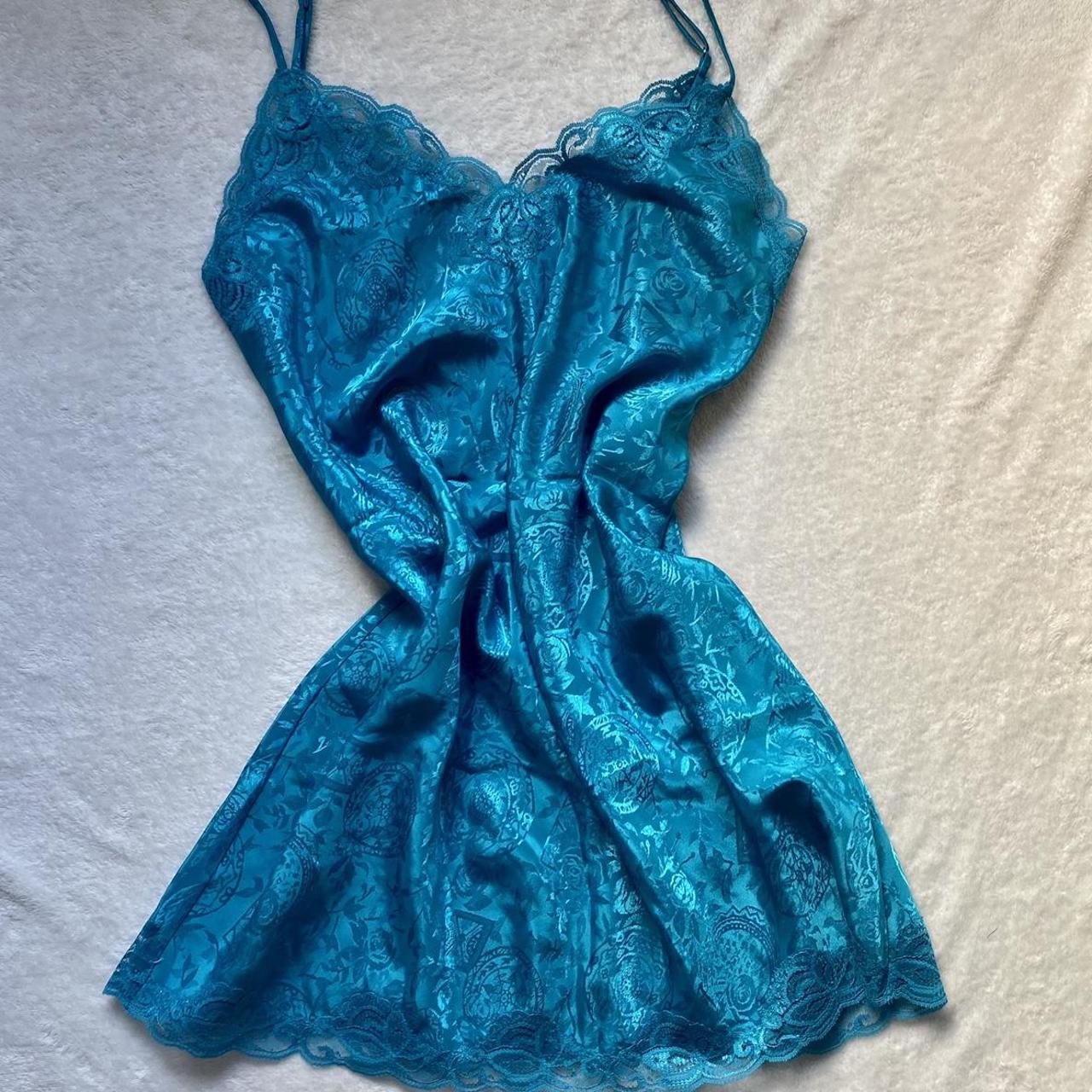 Victoria's Secret Women's Blue Pajamas | Depop