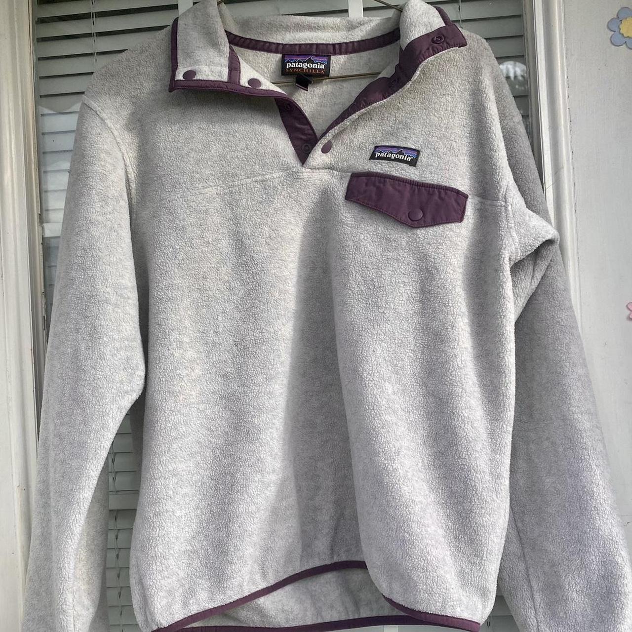 Patagonia synchilla fleece pullover Size small Like... - Depop