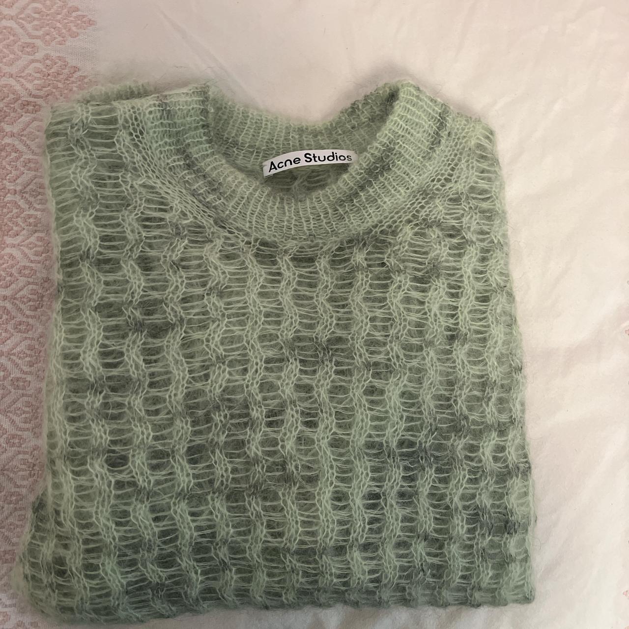 【ぴぴ】ACNE STUDIOS モヘアニット ライトグリーンXS ぴぴ】ACNE STUDIOS モヘアニット ライトグリーンXS ぴぴ】ACNE