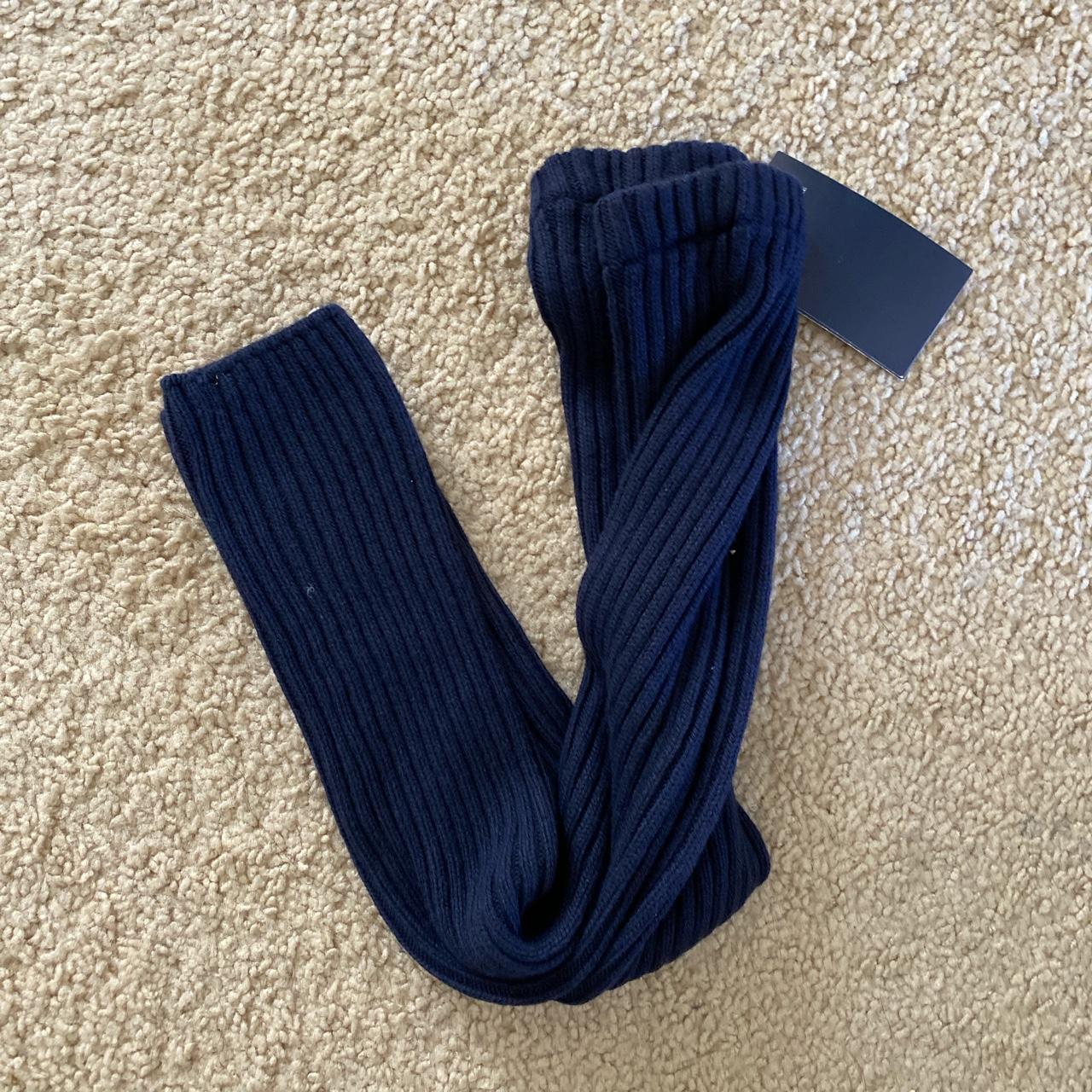 Brandy melville navy blue leg warmers Depop