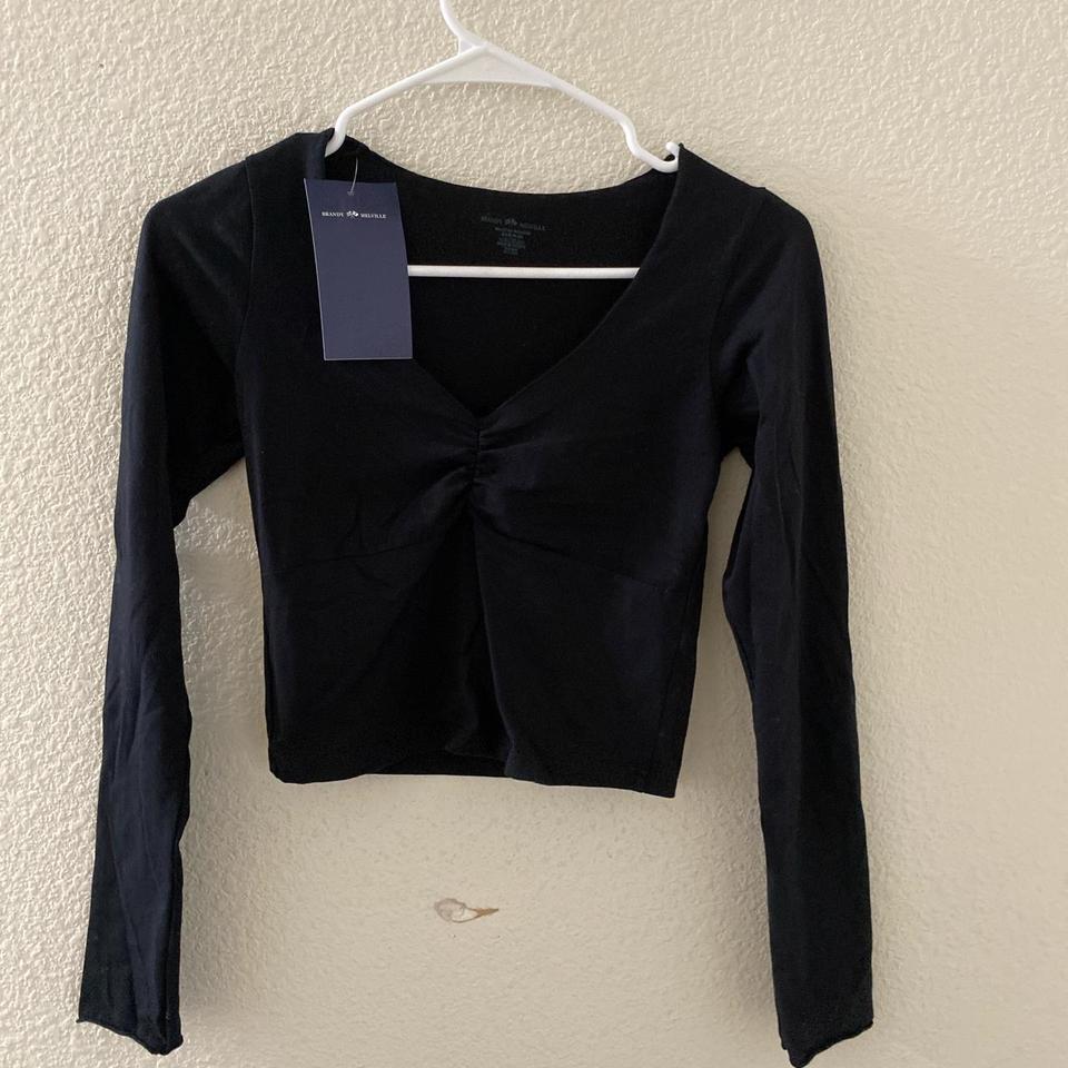 Brandy Melville Black Long Sleeve Top Size XS - $25 - From Claire