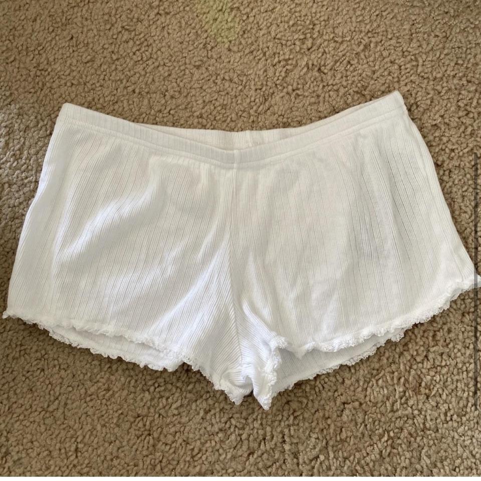 Freolic London - french lace brief shorts in size M - Depop