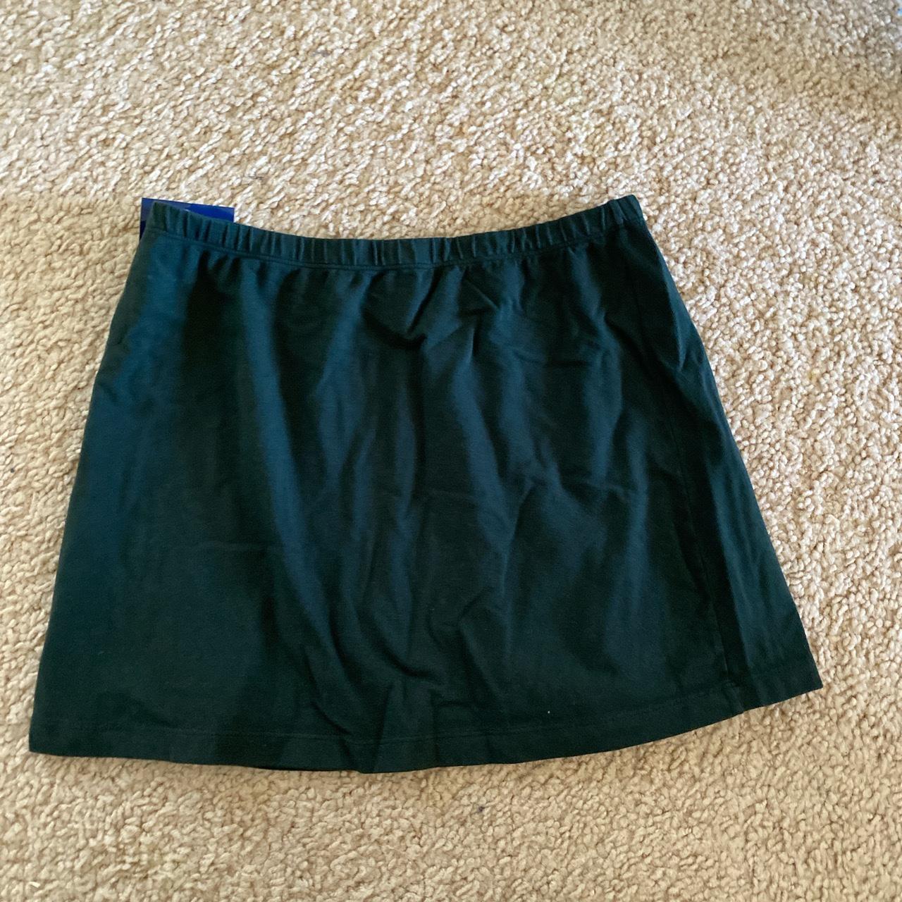 Brandy melville green phoebe skirt - Depop