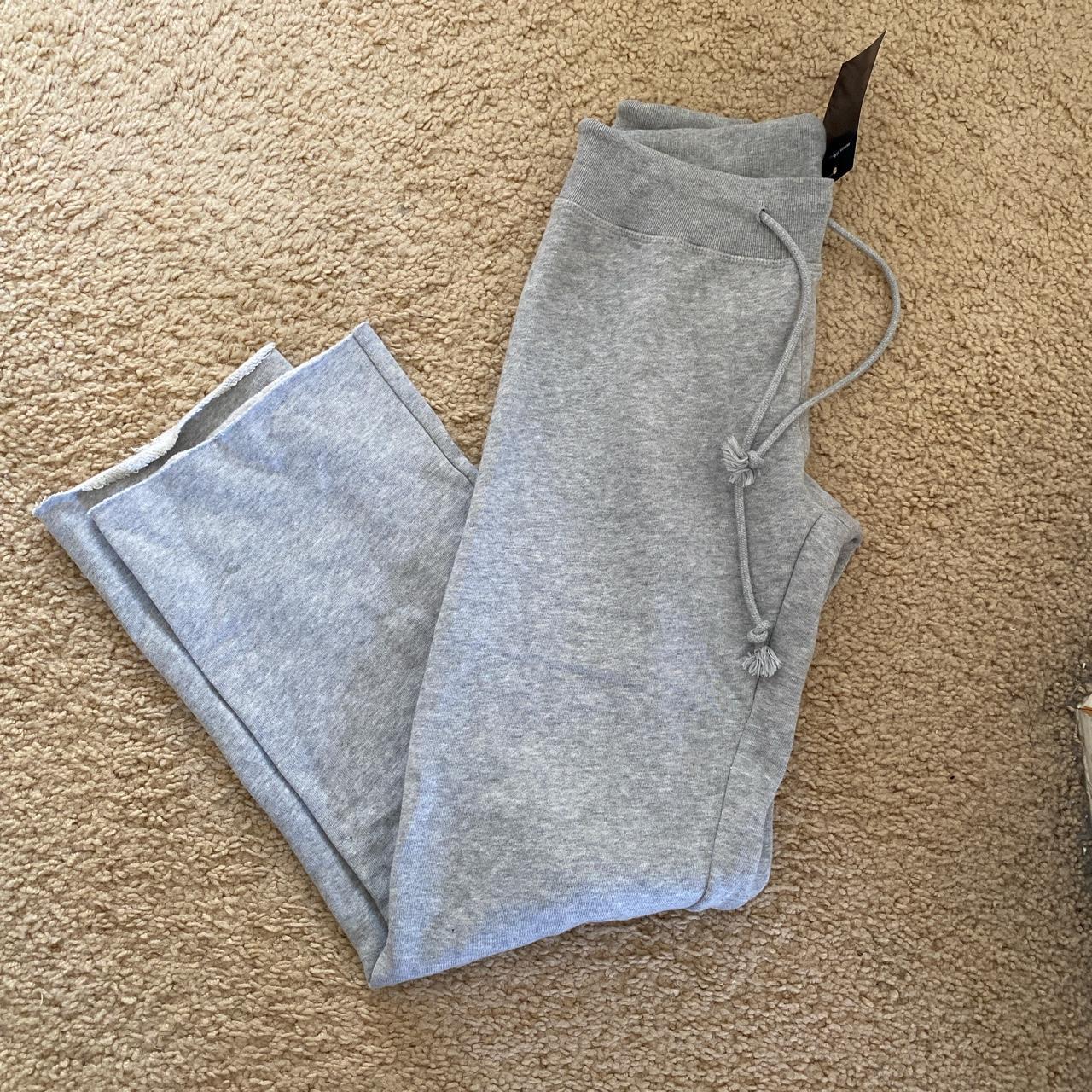 Brandy melville heather gray Rainey sweatpants - Depop