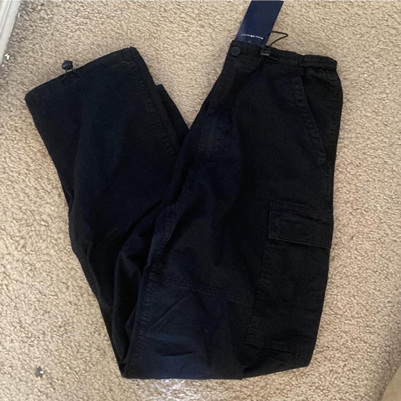 Brandy melville black jemma cargo pants - Depop