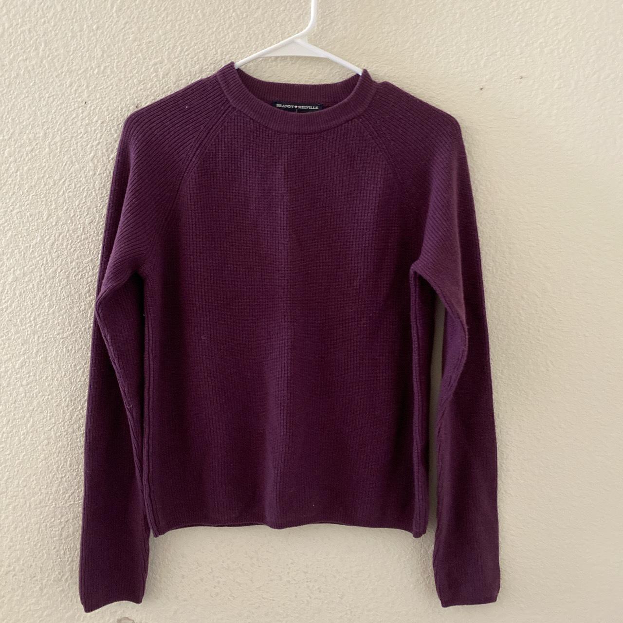 Brandy melville super soft cashmere sweater Length... Depop
