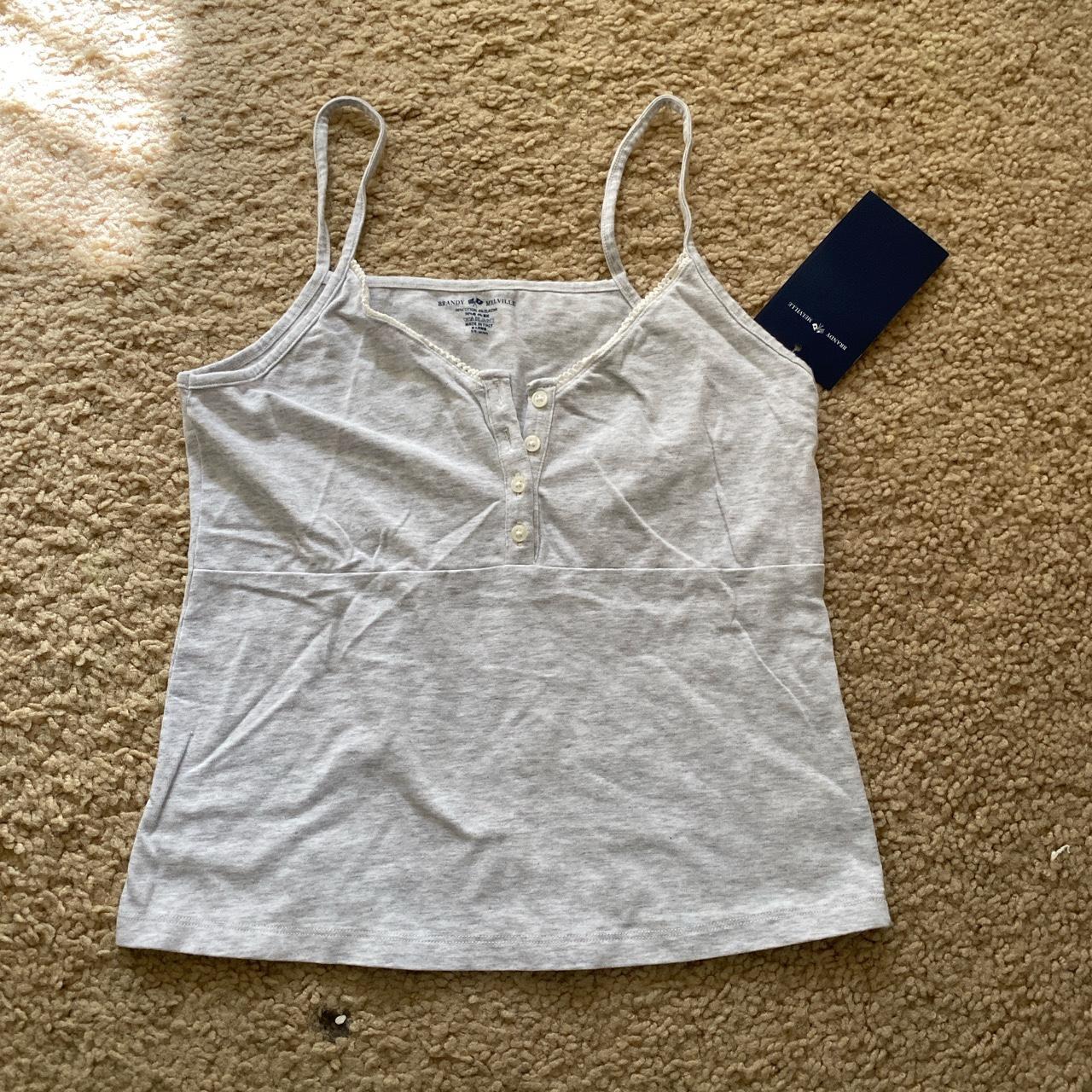 Brandy Melville Dalis Tank Top Gray - $15 New With Tags - From Seven