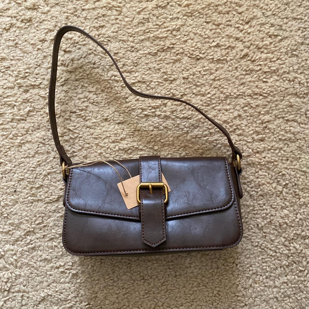 Brandy melville brown shoulder bag - Depop