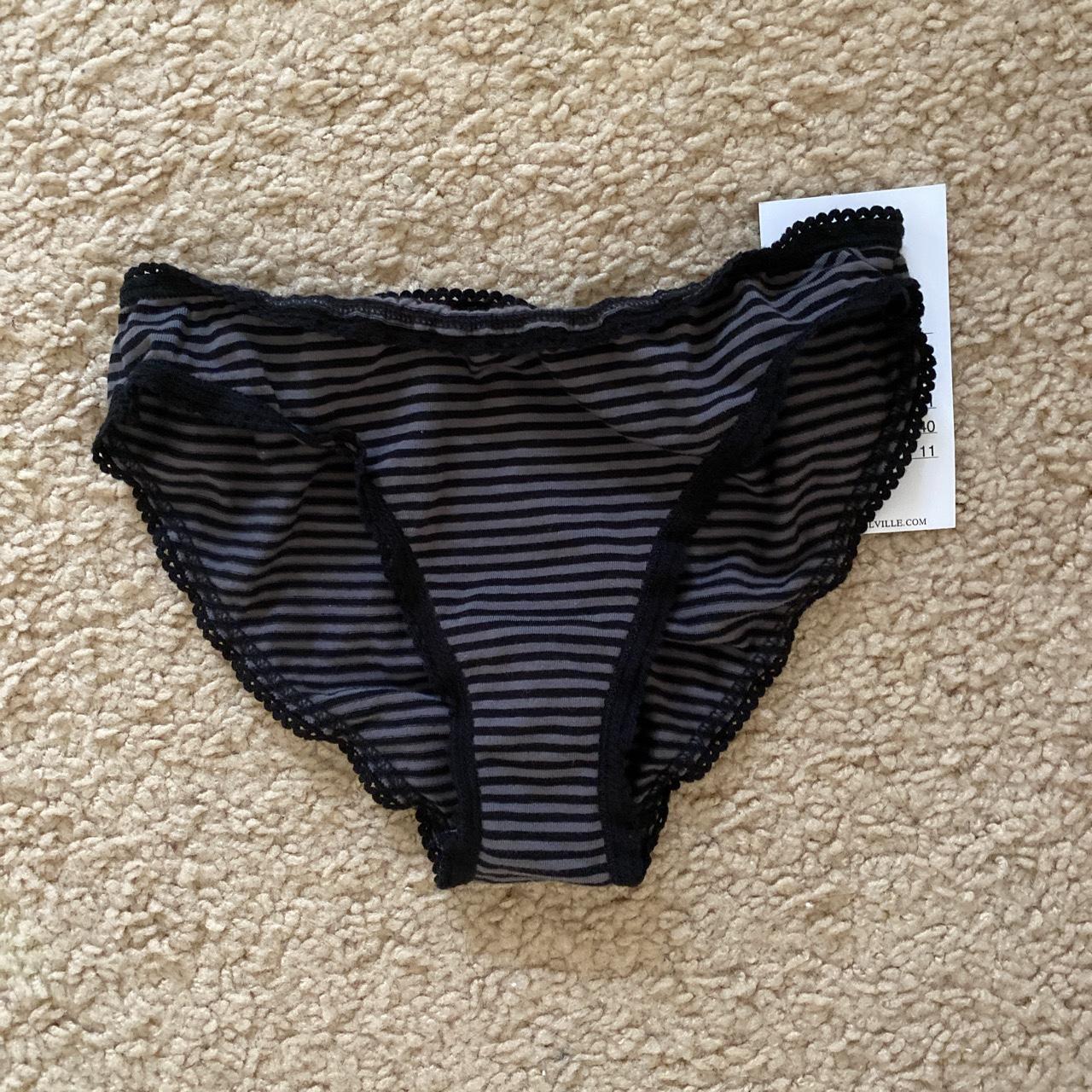 Brandy melville striped underwear Depop